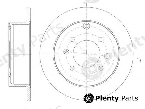  REMSA part 6757.00 (675700) Brake Disc
