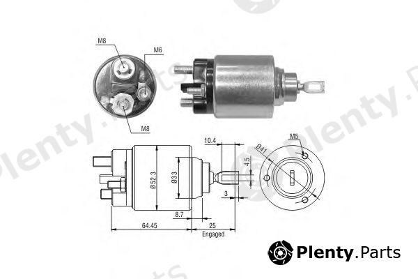  ERA part ZM1371 Solenoid Switch, starter