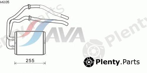 AVA QUALITY COOLING part IV6105 Heat Exchanger, interior heating