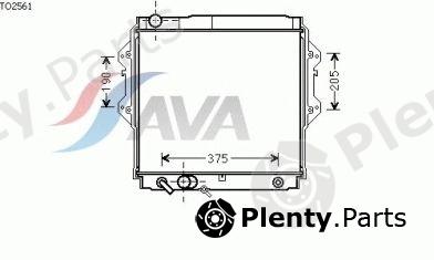  AVA QUALITY COOLING part TO2561 Radiator, engine cooling