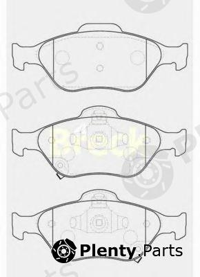  BRECK part 240220070210 Brake Pad Set, disc brake