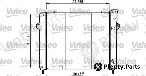  VALEO part 732714 Radiator, engine cooling