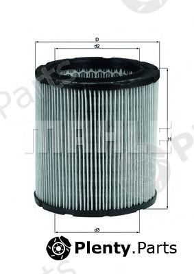  MAHLE ORIGINAL part LX100 Air Filter