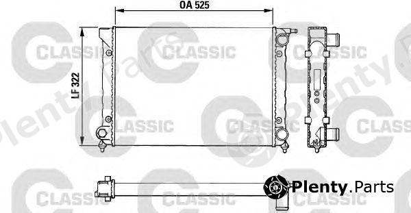  VALEO part 383727 Radiator, engine cooling