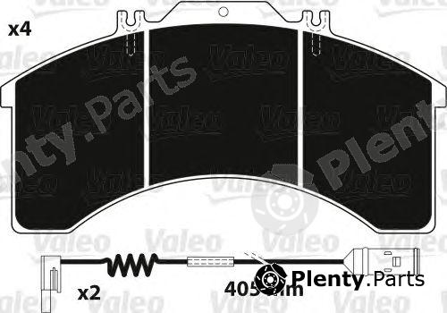  VALEO part 882231 Brake Pad Set, disc brake