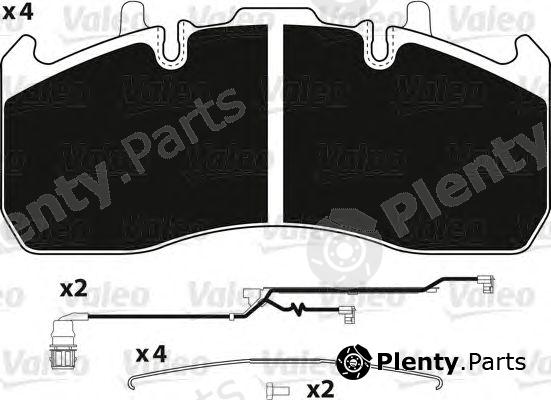  VALEO part 882243 Brake Pad Set, disc brake