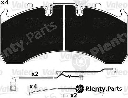  VALEO part 882247 Brake Pad Set, disc brake