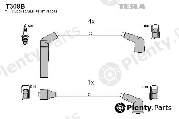  TESLA part T308B Ignition Cable Kit