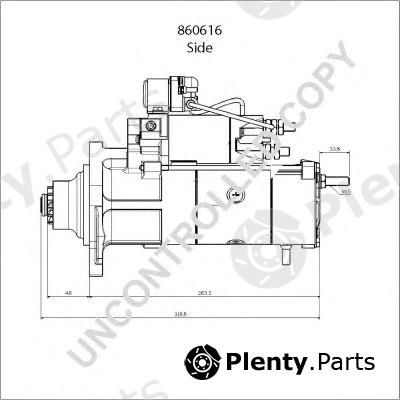  PRESTOLITE ELECTRIC part 860616 Starter