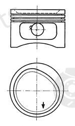  KOLBENSCHMIDT part 90920620 Piston