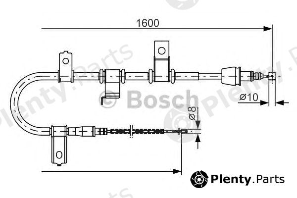  BOSCH part 1987482073 Cable, parking brake
