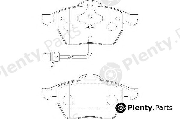  WAGNER part WBP21848B Brake Pad Set, disc brake