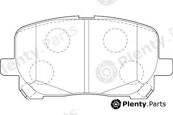  WAGNER part WBP23836A Brake Pad Set, disc brake