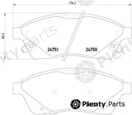  TEXTAR part 2475001 Brake Pad Set, disc brake