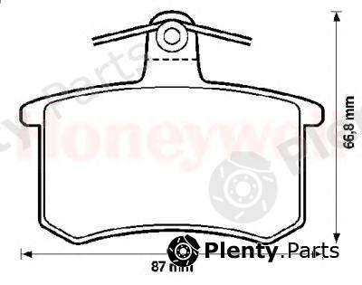  BENDIX part 571350B Brake Pad Set, disc brake