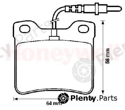  BENDIX part 571398B Brake Pad Set, disc brake