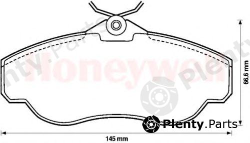  BENDIX part 571937B Brake Pad Set, disc brake