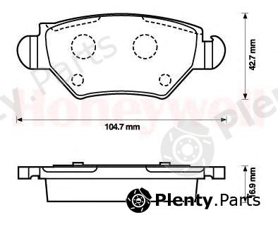  BENDIX part 573010B Brake Pad Set, disc brake