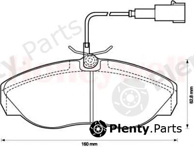  BENDIX part 573061B Brake Pad Set, disc brake