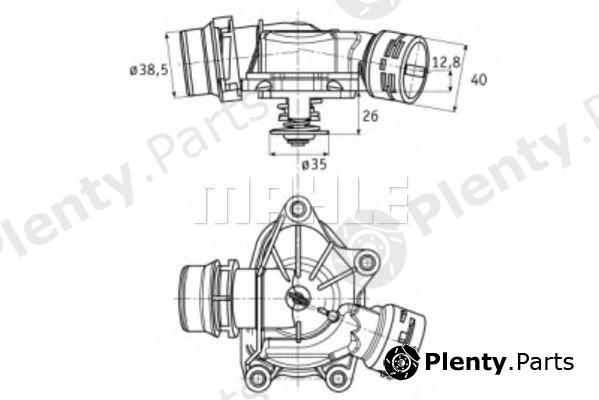  BEHR THERMOT-TRONIK part TI2688 Thermostat, coolant