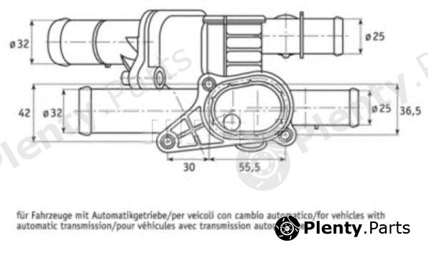  BEHR THERMOT-TRONIK part TM2105 Thermostat, coolant