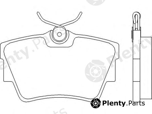 BREMBO part P59041 Brake Pad Set, disc brake