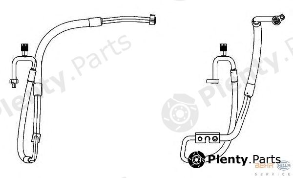  HELLA part 9GS351338-391 (9GS351338391) High-/Low Pressure Line, air conditioning