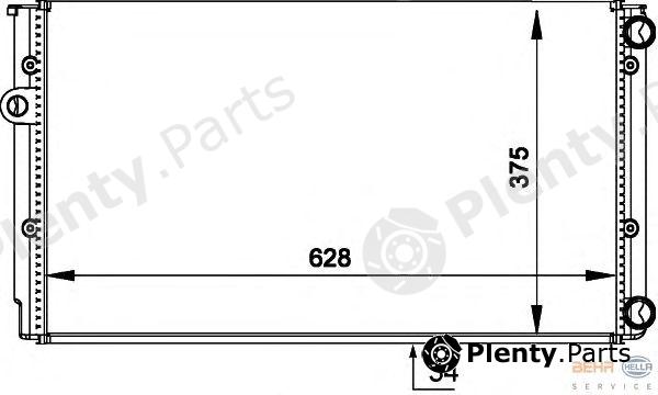  BEHR part 8MK376714-044 (8MK376714044) Radiator, engine cooling