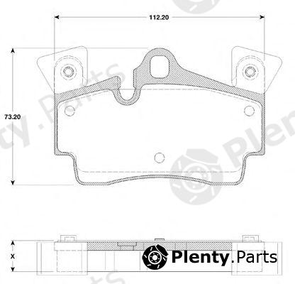  NK part 2247100 Brake Pad Set, disc brake