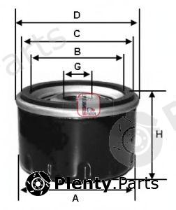  SOFIMA part S3485R Oil Filter