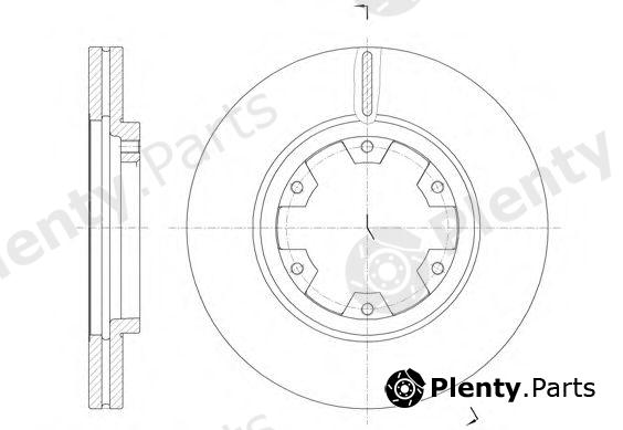  REMSA part 6466.10 (646610) Brake Disc