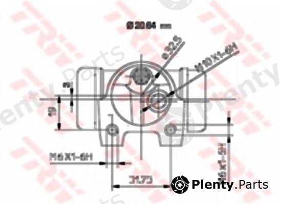  TRW part BWF118 Wheel Brake Cylinder