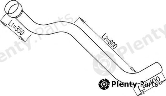  DINEX part 68169 Exhaust Pipe