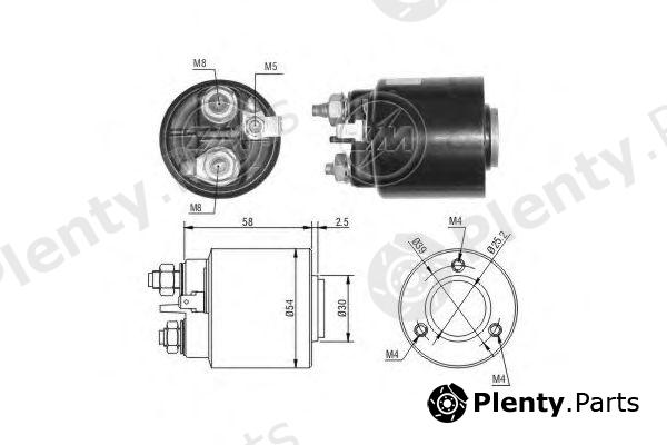  ERA part ZM492 Solenoid Switch, starter