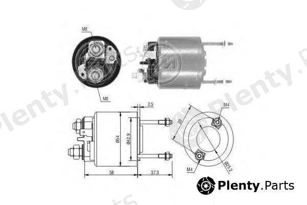 ERA part ZM594 Solenoid Switch, starter