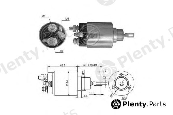 ERA part ZM977 Solenoid Switch, starter