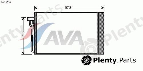 AVA QUALITY COOLING part BW5267 Condenser, air conditioning