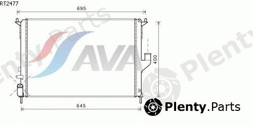  AVA QUALITY COOLING part RT2477 Radiator, engine cooling
