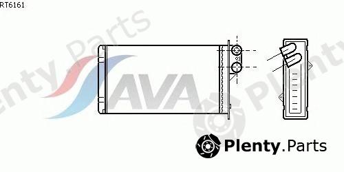  AVA QUALITY COOLING part RT6161 Heat Exchanger, interior heating
