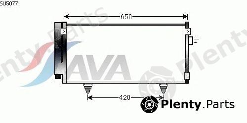  AVA QUALITY COOLING part SU5077 Condenser, air conditioning