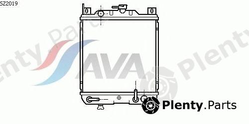  AVA QUALITY COOLING part SZ2019 Radiator, engine cooling