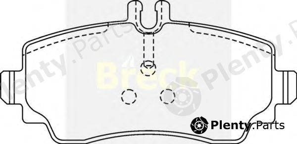  BRECK part 230701070120 Brake Pad Set, disc brake