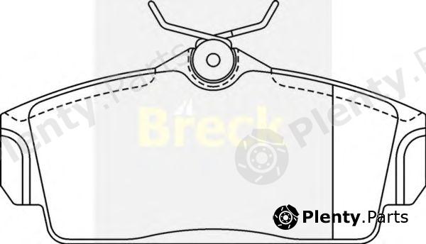  BRECK part 234630070100 Brake Pad Set, disc brake