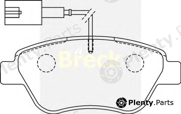  BRECK part 237050070110 Brake Pad Set, disc brake