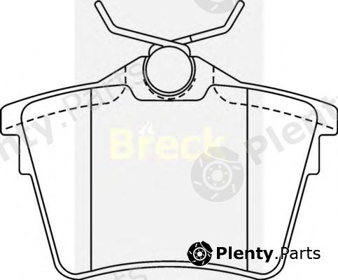  BRECK part 241350070400 Brake Pad Set, disc brake
