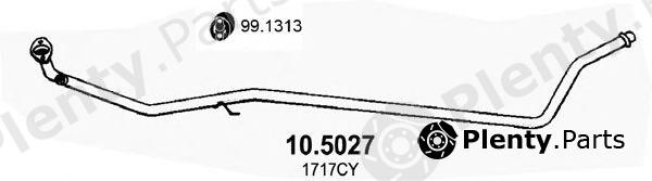  ASSO part 10.5027 (105027) Exhaust Pipe