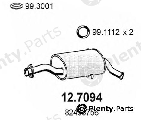 ASSO part 12.7094 (127094) End Silencer