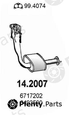  ASSO part 14.2007 (142007) Front Silencer