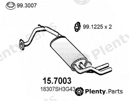  ASSO part 15.7003 (157003) End Silencer