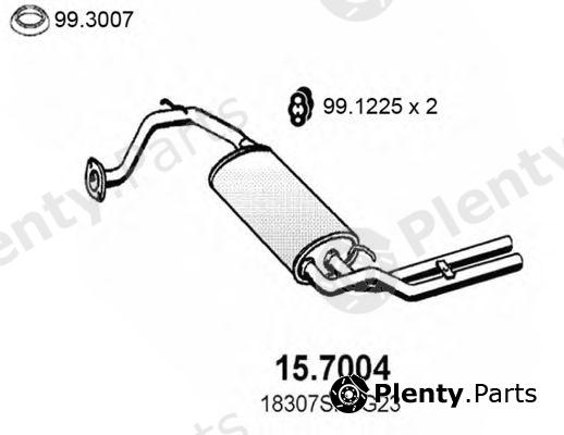  ASSO part 15.7004 (157004) End Silencer
